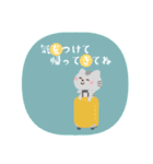 【再販】ねこ♥毎年つかえる♥年末年始（個別スタンプ：21）