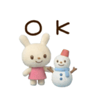 冬の毎日☆てるてるうさぎ（個別スタンプ：10）