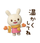 冬の毎日☆てるてるうさぎ（個別スタンプ：14）