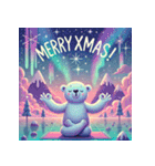 雪のしろくまヨガ日和（個別スタンプ：3）