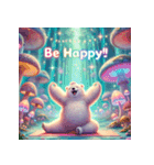 雪のしろくまヨガ日和（個別スタンプ：7）