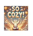 雪のしろくまヨガ日和（個別スタンプ：11）