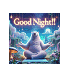 雪のしろくまヨガ日和（個別スタンプ：23）