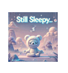 雪のしろくまヨガ日和（個別スタンプ：28）