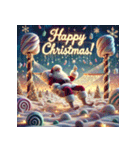 ゆるサンタのクリスマスヨガ（個別スタンプ：3）