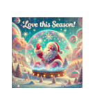 ゆるサンタのクリスマスヨガ（個別スタンプ：10）