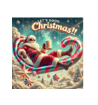 ゆるサンタのクリスマスヨガ（個別スタンプ：12）