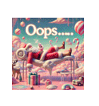 ゆるサンタのクリスマスヨガ（個別スタンプ：16）