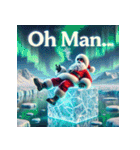 ゆるサンタのクリスマスヨガ（個別スタンプ：20）