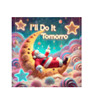 ゆるサンタのクリスマスヨガ（個別スタンプ：22）