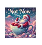 ゆるサンタのクリスマスヨガ（個別スタンプ：26）