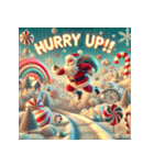 ゆるサンタのクリスマスヨガ（個別スタンプ：36）