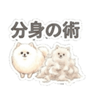 ほぼ大福な毛玉ポメ【家族/彼氏/先輩】（個別スタンプ：25）