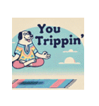 脱力系ヨガ犬（個別スタンプ：2）