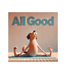 脱力系ヨガ犬（個別スタンプ：5）