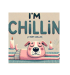 脱力系ヨガ犬（個別スタンプ：7）