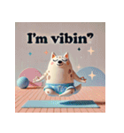 脱力系ヨガ犬（個別スタンプ：8）