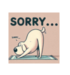 脱力系ヨガ犬（個別スタンプ：11）