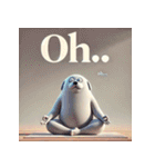 脱力系ヨガ犬（個別スタンプ：12）