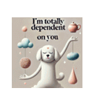 脱力系ヨガ犬（個別スタンプ：16）