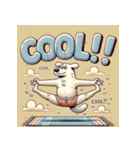 脱力系ヨガ犬（個別スタンプ：22）