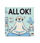 脱力系ヨガ犬（個別スタンプ：26）