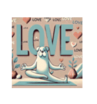 脱力系ヨガ犬（個別スタンプ：30）