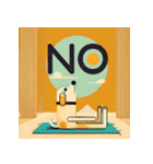 脱力系ヨガ犬（個別スタンプ：32）