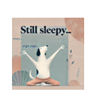 脱力系ヨガ犬（個別スタンプ：35）