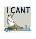 脱力系ヨガ犬（個別スタンプ：36）