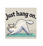 ゆるねこヨガタイム（個別スタンプ：1）