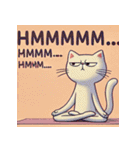 ゆるねこヨガタイム（個別スタンプ：3）