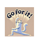 ゆるねこヨガタイム（個別スタンプ：10）