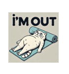 ゆるねこヨガタイム（個別スタンプ：11）