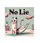 ゆるねこヨガタイム（個別スタンプ：22）