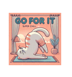 ゆるねこヨガタイム（個別スタンプ：24）