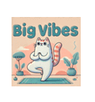 ゆるねこヨガタイム（個別スタンプ：25）