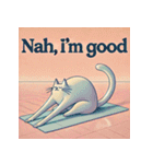 ゆるねこヨガタイム（個別スタンプ：37）