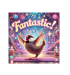 ゆるっと文鳥ヨガ（個別スタンプ：6）