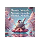 ゆるっと文鳥ヨガ（個別スタンプ：7）