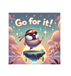 ゆるっと文鳥ヨガ（個別スタンプ：13）