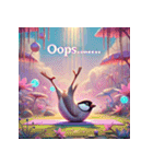 ゆるっと文鳥ヨガ（個別スタンプ：15）