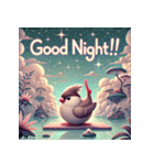 ゆるっと文鳥ヨガ（個別スタンプ：21）