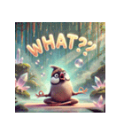 ゆるっと文鳥ヨガ（個別スタンプ：23）