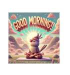 ゆるっと文鳥ヨガ（個別スタンプ：24）