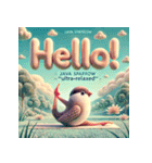 ゆるっと文鳥ヨガ（個別スタンプ：25）