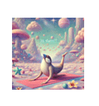 ゆるっと文鳥ヨガ（個別スタンプ：26）