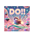 ゆるっと文鳥ヨガ（個別スタンプ：40）