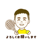 テニス大好きフッキ―（個別スタンプ：2）