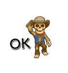 アンデッド動く⚰️スカルガンマン（個別スタンプ：5）